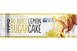 :DIABLO Diablo No Added Sugar Lemon Cake – Healthy Snacks Sweet Treat, Cakes and Desserts for All, Ideal for Snack Time, Tea & Party Treat, Halal & Kosher Approved – 200g (Pack of 1)