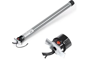 jarolift Elektronischer TDEF 10/14 Funk Rollladenmotor Funk-Rohrmotor, SW40, Zugkraft 27 kg, Komplettset, Blockiererkennung, Überlastungsschutz