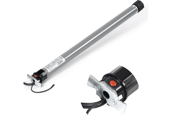 jarolift Moteur Électronique Tubulaire Sans fil, TDEF 10/14 Pour Volets Roulants SW40, Force De Traction 27 kg, Kit Complet, Détection De Blocage