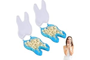 CZFDCK Fake Teeth Tooth Cap, 100 Pieces Dental Temporary Tooth Cap Crown, Molar Anterior and Posterior Crowns with Tooth Repair for Missing Broken Teeth