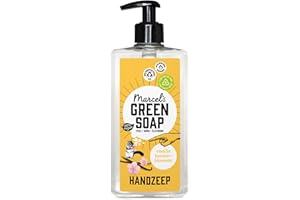 Marcel's Green Soap - Mydło do rąk, wanilia i kwiat wiśni, dozownik - 100% przyjazne dla środowiska - 100% wegańskie - 97% biodegradowalne - 500 ml mydła do rąk
