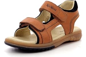 Kickers Platino, Sandalias de Punta Descubierta Niños