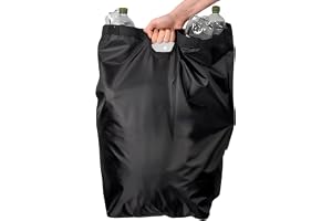 MySalvora XXL bärväska för pantflaskor, 100 liter, flaskhållare med extra innerficka