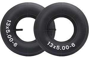 SIPARTS 2-Pack 13x5.00-6 13x5x6 5.00-6 Inner Tubes Fit For Go Kart Dirt Bike ATVs Yard Tractors Lawn Mower Wagons Hand Trucks Wheelbarrows Wagons Gorilla Cart Trailer Heavy Duty