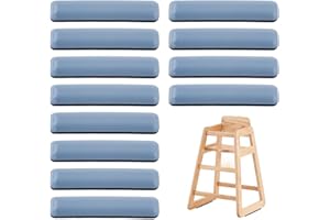 QINGYIWL 12 Pezzi Scivoli per Mobili, 75 x 15 mm Piedini per Mobili in Teflon, Autoadesivi Cursori di Mobili per Sedie, Tavoli, Divani e Letti