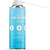 Sterlix Air Duster Can 400ml Compressed Air Spray Can Dust Cleaner PC, Keyboard, Electronic Devices & Car Cleaning Protect & 