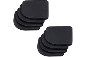 FEZF FEZ 8 Stück waschmaschinen unterlage,Schwingungsdämpfer Antirutsch Pads,Anti rutsch unterlage, Antivibrationsmatte Antirutschunterlage Dämmmatte Vibrationsdämpfe,für Waschmaschinen,Trockner