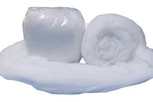 PEMMIPRODUCTS Deko-Schnee-Shop Schneewatte gerollt 450 g 2er Pack schwer entflammbar British Standard (EUR 9,98/Stück)