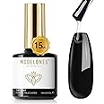 modelones Gel Nail Polish Top Coat- 15ml No Wipe, High Gloss Shiny Long Lasting Top Gel for Clear Nail Gel and Acrylic Nails, for Home DIY and Nail Salon