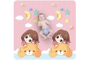 CHLOENCE - Tappeto Gioco Bambini 200x180 Pieghevole, Palestrina Neonato Termoisolante, Tappeto Gioco Neonato 1,5 cm, Tappeto Bambini Reversibile In Schiuma Espansa, Tappetino Bambini Per Gattonamento