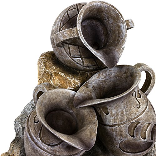 STILISTA® Gartenbrunnen Modell DIONYSOS, 83 x 70 x 75 cm, inkl. Pumpe - 4
