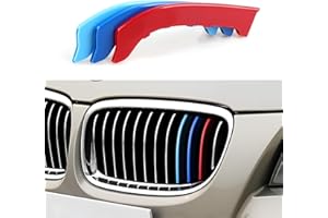 OYDDL 3PCS Front Grille Insert Strips Radiator Grille trim Compatible with 3 Series E90 E91 2009 2010 2011 2012 Standard Kidney Grille Accessories