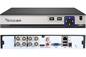 Xenocam 8CH 5M-N/1080N híbrido de Alta definición Completo para AHD/TVI/CVI/analógico/IP DVR H.265 CCTV Video Recorder P2P Monitoreo Remoto del teléfono para la cámara