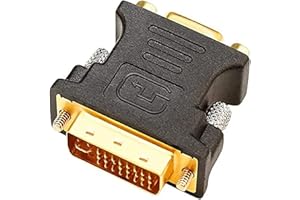 DTech DVI zu VGA Konverter Stecker zu Buchse Adapter DVI-I 24 + 5 Port für HDTV, Plasma, DVD und Projektor