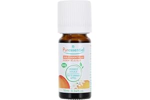 Puressentiel – Huile Essentielle Orange douce BIO – Contribue à la relaxation – 100% pure et naturelle – HEBDD – Citrus sinensis – 10 ml