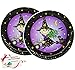 Produktbild 8 tlg. Set Pappteller kleine Hexe Zauberin - Teller Essen Kinder Kinderparty Pappe Zauberer Katze