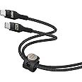 Belkin X Marvel Edition, USB-C to USB-C Braided 6.6 feet (2 meters) 60W PD, Fast Charge and Sync Type C Cable for USB-C Devices, USB-IF certified - Black & Gold