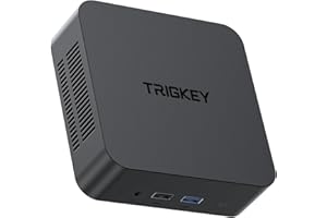 TRIGKEY Key-N95 Mini PC, Intel Alder Lake N95 16G DDR4 500G SSD (4C/4T, hasta 3.4GHz), Mini Ordenador N95 Soporte W 11, Doble Pantalla Salida 4K, WiFi-5, BT5.0, Ethernet 1000MB/S