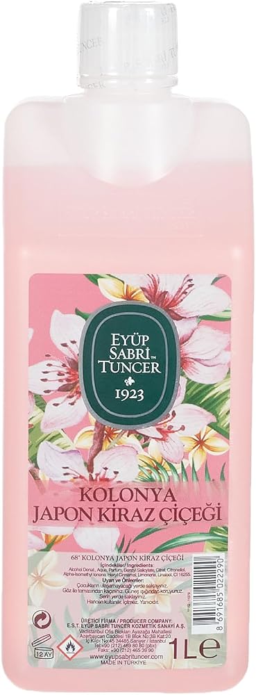 Eyüp Sabri Tuncer Japon Kiraz Çiçeği Kolonyası Bidon (1 Lt)