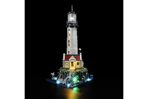 LIGHTAILING Luce per faro motorizzato Lego-21335 - Kit di illuminazione a LED compatibile con il modello Lego Building Blocks - NON incluso il set di modelli