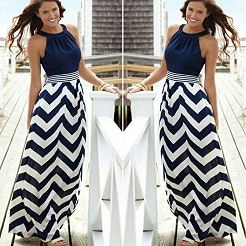 Xinan Damen Sommer Lange Maxi Beach Kleider Sundress - 2