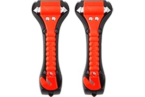 SINSEN Car Safety Hammer Set of 2 Emergency Escape Tool Auto Car Window Glass Hammer Handguns Methoxetamine Hawaiian Baby Woodrose Seeds Klip Dagga or Lions Ear Hemp