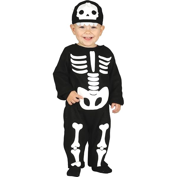 Costume da scheletro tutu per bebé