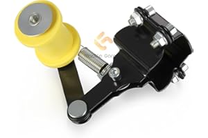 Madlife Garage Universal Motorcycle Chain Adjuster Tensioner Adjuster Roller for Dirt Pit Bike Chopper Go Kart