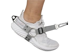 ‎SYL FITNESS Glute Training Kickback Strap - Booty Building and Workout Trainer - Home & Gym Leg Resistance Booty Bands for Cable Machines (Grey)