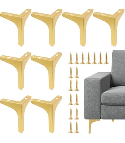 4pcs Altura 15cm Piernas Muebles Metal Engrosado Hierro Sofá