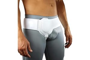 OPVYAEU Hernia Belt for Men and Women - Hernia Bandage Left and Right Wearable - Flexible Adjustable Hernia Belt - M (86-112 cm Hip Circumference)