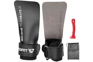 WODFITT Manique Crossfit | Gants Cross Training | Gants Crossfit pour Homme et Femme | Grip Antidérapants | Protège-Mains pour Haltérophilie, Tractions, WOD