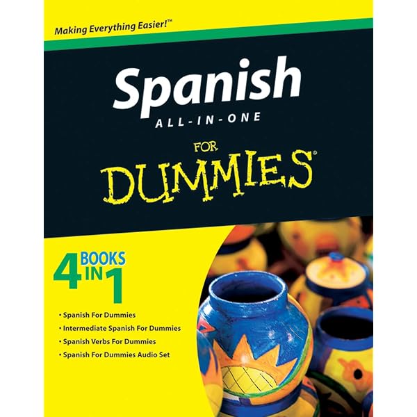 "Spanish For Dummies" Paperback By Susana Wald - Used In Very Good Condition
