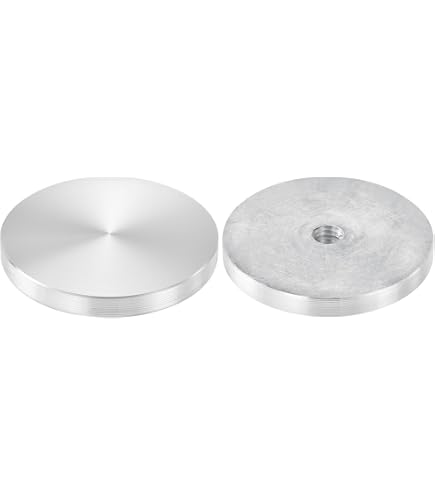 Sourcing Map 4 Dischi In Alluminio Con Filettatura M6, Diametro 30