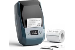 NIIMBOT M2 imprimante pour étiquettes Transfert Thermique, 300DPI Etiquetteuse Couleur autocollante pour Le Bureau, la Petite Entreprise, Le Jardin, Compatible avec Les téléphones Portables et Les PC