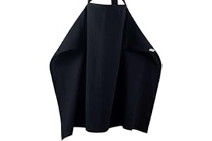 HFLWYWD Muslin Nursing Cover for Baby Breastfeeding,Adjustable Privacy Nursing Apron Cover Soft & Breathable for Mom,360° Full Privacy Cotton Breastfeeding Cover, Multi-use Carseat Canopy