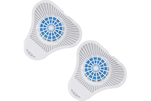 PWSHYMI Trójkątny blok do pisuaru, łatwa instalacja, trwała kula zapachowa do pisuaru zapobiega zatykaniu się, 2 szt. do budynku firmowego dla restauracji