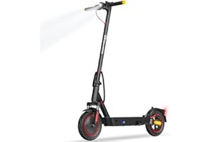 EVERCROSS EV10K Pro Trottinette Électrique Adulte, 10'' Scooter Electrique Pliable, E-Scooter avec App Control, Batterie 410WH, Vitesse Max 25km/h, Moteur 500W, Affichage LED, Double Amortisseurs