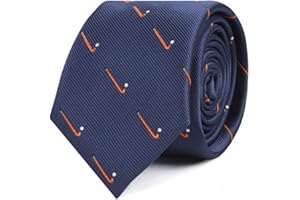 AUSCUFFLINKS Sports & Specialty Neckties | Ties for Men | Woven Skinny Neckties | Present for Work Colleague