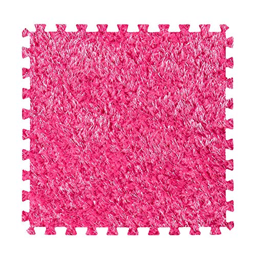 Preisvergleich Produktbild ZREAL Pelzteppich-Schaum-Puzzlematten-Plüs... Wolldecke-Kind-Baby-Spielmatten