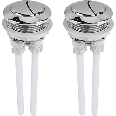 2Pcs Toilet Boutons De Chasse D'eau 38mm Double Bouton De Chasse D'eau