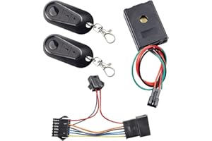 Wisboey E-Bike Alarm System 36V 48V 60V 72V mit Doppel Schalter für Elektrisches Fahrrad Motorrad Scooter BüRstenloser Kontrolleur