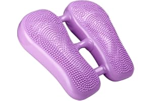 YADLCR Mini Stepper - Stepper Portatile Gonfiabile Balance Stepper Foot Stepper Machine Allenamento Step Esercizi Perdere Peso Fitness Stepper per l' Ufficio a casa (Color : Purple)