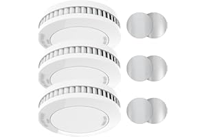 XINDUM MINI Rauchmelder 3er Set, Feuermelder mit 10 Jahre Batterie, TÜV Rheinland-Zertifiziert Rauchwarnmelder, Ohne Blinken, Standalone, Weiß