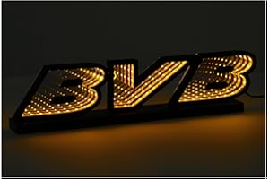 ‎DORTMUND Dortmund Borussia LED Licht - BVB - Dekoleuchte Schriftzug | Lichtdekoration - Plus Lesezeichen Wir lieben Fußball