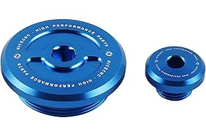 NICECNC Motorstecker Kurbelgehäusedeckel Stecker Compatible with Yamaha Raptor 700 2006 2007 2008 2009-2023, 700R 2009-2023, YFZ450R 2014-2020, YFZ450R Special Edition 2016, Siehe Passungen Blau