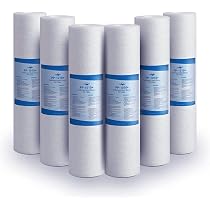 6 Filtri Sedimenti Swan 10 Pollici 10 Micron - Per Acqua Potabile E Sistemi Osmosi