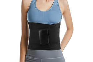 SLEEKEE 1 cintura da donna per allenamento e allenamento, fascia per la vita snellente, da donna, per la vita (nero), Nero , Taglia unica