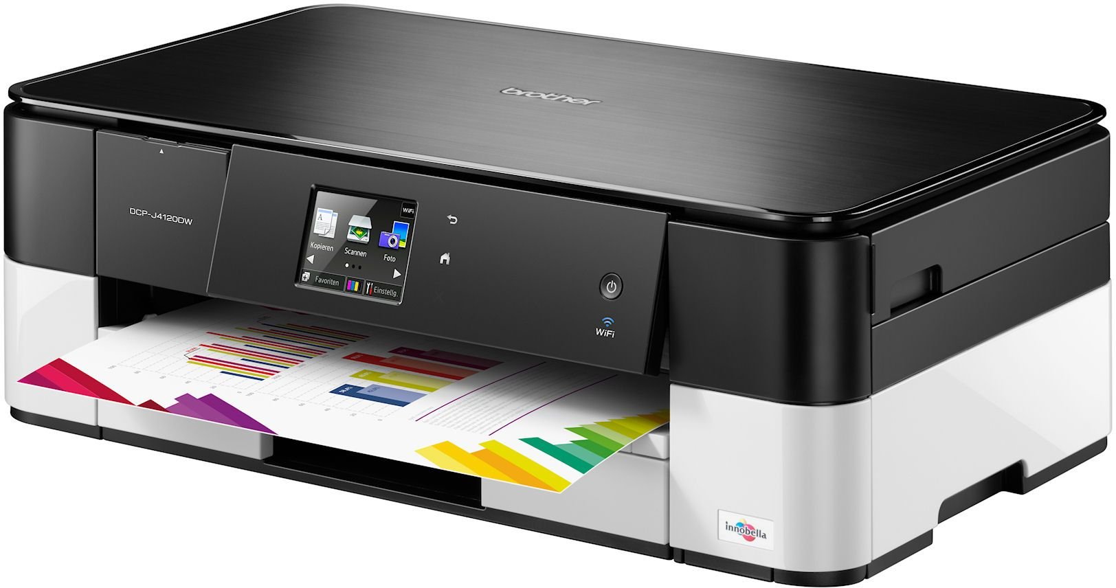 Brother DCPJ4120DW 3in1 FarbtintenstrahlMultifunktionsgerät (Drucker, Scanner, Kopierer