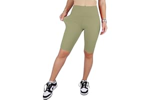 JOPHY & CO. Leggings de mujer por encima de la rodilla cortos elásticos pantalones cortos debajo de la ropa (cód. 9821)